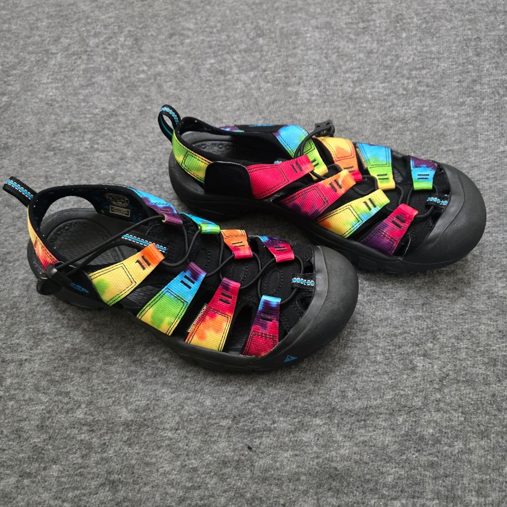 Keen Newport H2 Sandals Women 9 Tie Dye Rainbow Hiking Outdoor Trail Festival